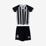 Uniforme do Santos II 2023 Umbro Oficial - Infantil PRETO