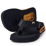 Chinelo Kenner Rakka Kids - Infantil PRETO/OURO