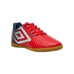 Chuteira Futsal Umbro Warskin - Infantil VERMELHO