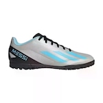 Chuteira Society adidas X Crazyfast Messi.4 - Adulto PRATA