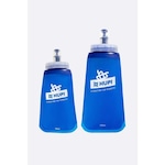 Kit Garrafas Dobráveis Soft Flash Hupi 250ml + 350ml AZUL