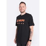 Camiseta Hupi Rancing - Unissex PRETO/LARANJA