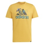 Camiseta adidas Sportswear Doodle - Masculina AMARELO