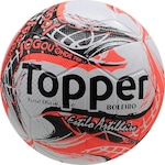 Bola Futsal Topper Boleiro Impermeável LARANJA/BRANCO