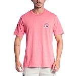 Camiseta Quiksilver Clean Circle - Masculina ROSA