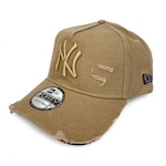 Boné New Era Aba Curva Ny Yankees Cotton Damage - Adulto MARROM