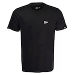 Camiseta New Era Basic Essentials Logo - Masculina PRETO