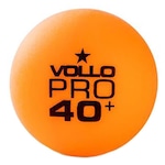 Bola de Tênis de Mesa Vollo 1 Estrela Pro 40+ LARANJA