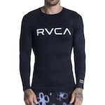 Camiseta Rvca Manga Longa Surf Big Rvca Ii Sm24 - Masculina PRETO