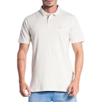 Camisa Polo Quiksilver Embroidery Sm24 - Masculina Off White