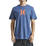 Camiseta Hurley Icon Oversize Sm24 - Masculina AZUL ESCURO