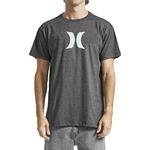 Camiseta Hurley Icon Sm24 - Masculina CINZA ESCURO