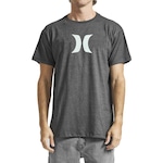 Camiseta Hurley Icon Sm24 Oversize - Masculina CINZA ESCURO