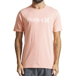 Camiseta Hurley O&O Solid Sm24 - Masculina ROSA