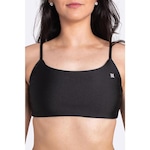 Top Fitness com Bojo Hupi Color - Feminino PRETO