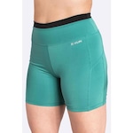 Bermuda Hupi Fitness Energi - Feminina PRETO/VERDE