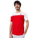 Camiseta Le Coq Sportif Essentiels Nº 3 - Masculina VERMELHO/BRANCO