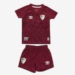 Uniforme do Fluminense III 2022 Clube Umbro - Infantil VINHO