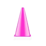 Cone Demarcatório Red Place Mini Half para Exercicios Funcional ROSA