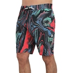 Bermuda Volcom Psyche Marble - Masculina PRETO