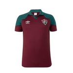 Camisa Polo do Fluminense 2023 Umbro Viagem - Masculina VINHO