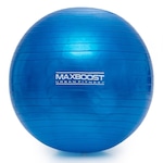 Bola Suiça Maxboost 75cm Pilates Yoga Abdominais 200Kg AZUL