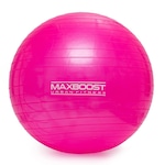 Bola Suiça Maxboost 75cm Pilates Yoga Abdominais 200Kg ROSA