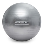 Bola Suiça Maxboost 75cm Pilates Yoga Abdominais 200Kg CINZA