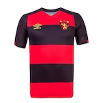 Camisa do Sport Recife I 2022 Umbro - Infantil Vermelho/Preto