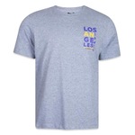 Camiseta New Era Los Angeles Lakers Sport Performance - Masculina CINZA