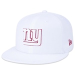 Boné Aba Reta New Era 5950 Nfl New York Giants - Fechado - Adulto BRANCO