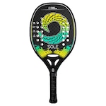 Raquete de Beach Tennis Compass Sole 12K PRETO