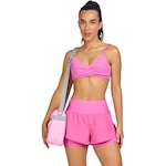 Shorts Alto Giro Bahamas Elastic - Feminino ROSA