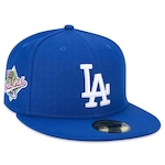 Boné Aba Reta New Era 5950 Los Angeles Dodgers mlb All Core - Fechado - Adulto AZUL