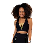 Top Fitness com Bojo Hoop Fit Ox - Feminino PRETO