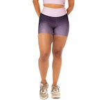 Shorts Hoopfit Cós Alto com Levanta Bumbum - Feminino PRETO/ROSA