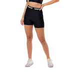 Shorts Hoopfit Cirre Cós Alto - Feminino PRETO