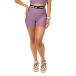 Shorts Hoopfit Cirre Cós Alto - Feminino Rose