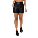 Shorts Hoopfit Cirre Cós Alto - Feminino PRETO