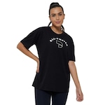 Camiseta Alto Giro Confort - Feminina PRETO/BRANCO