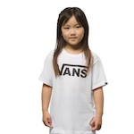 Camiseta Vans Classic - Infantil BRANCO/PRETO