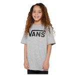 Camiseta Vans Classic - Infantil CINZA/PRETO