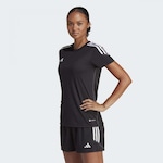 Camiseta adidas Treino Tiro 23 Club - Feminina PRETO/BRANCO