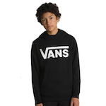 Jaqueta de Moletom com Capuz Vans Classic Po Ii - Infantil PRETO/BRANCO