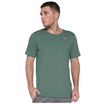 Camiseta Puma Performance Heather Tee - Masculina VERDE ESCURO