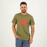 Camiseta adidas Essentials Logo - Masculina VERDE