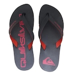 Chinelo Quiksilver Layback Rubber Ocean - Masculino VERMELHO