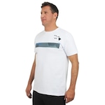 Camiseta Rvca HawaII Bar Topo Camo - Masculina BRANCO