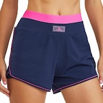 Mini Shorts Cajubrasil Duplo com Elástico - Feminino AZUL