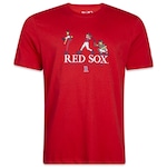 Camiseta New Era New Era mlb Boston Red Sox Freestyle - Masculina VERMELHO